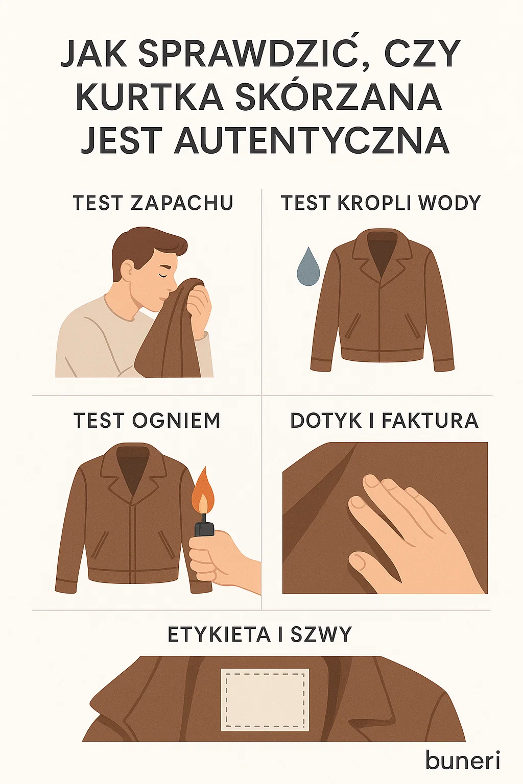 Jak Rozpoznać Prawdziwą Kurtkę Skórzaną | Przewodnik od Buneri