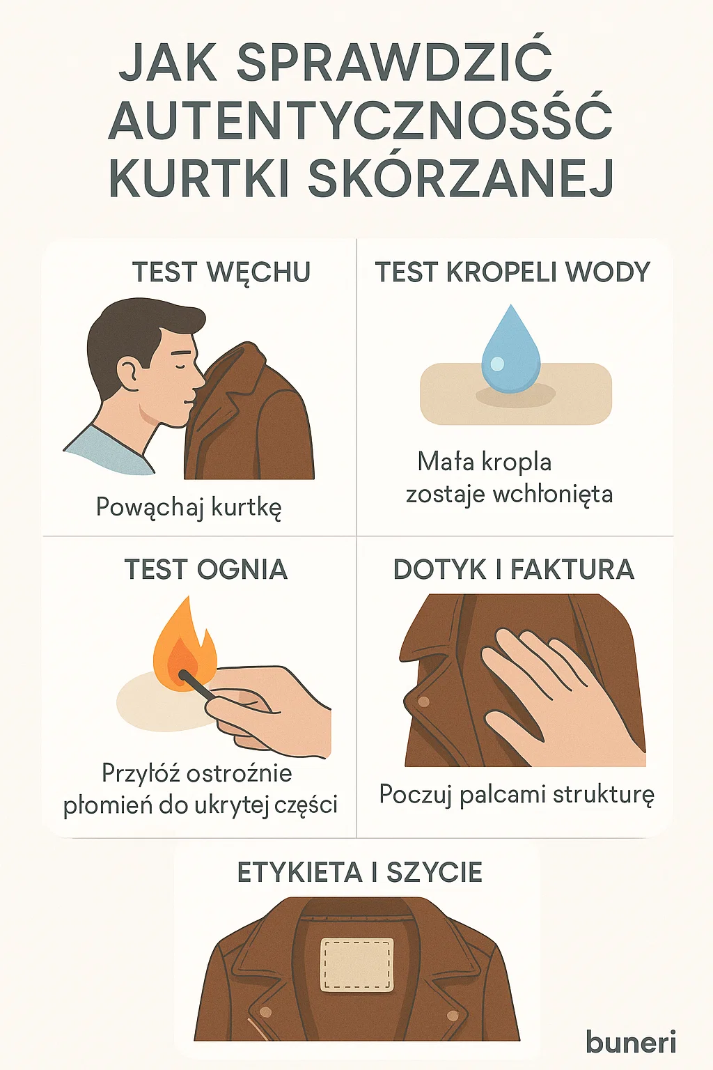 Jak Rozpoznać Prawdziwą Kurtkę Skórzaną | Przewodnik od Buneri