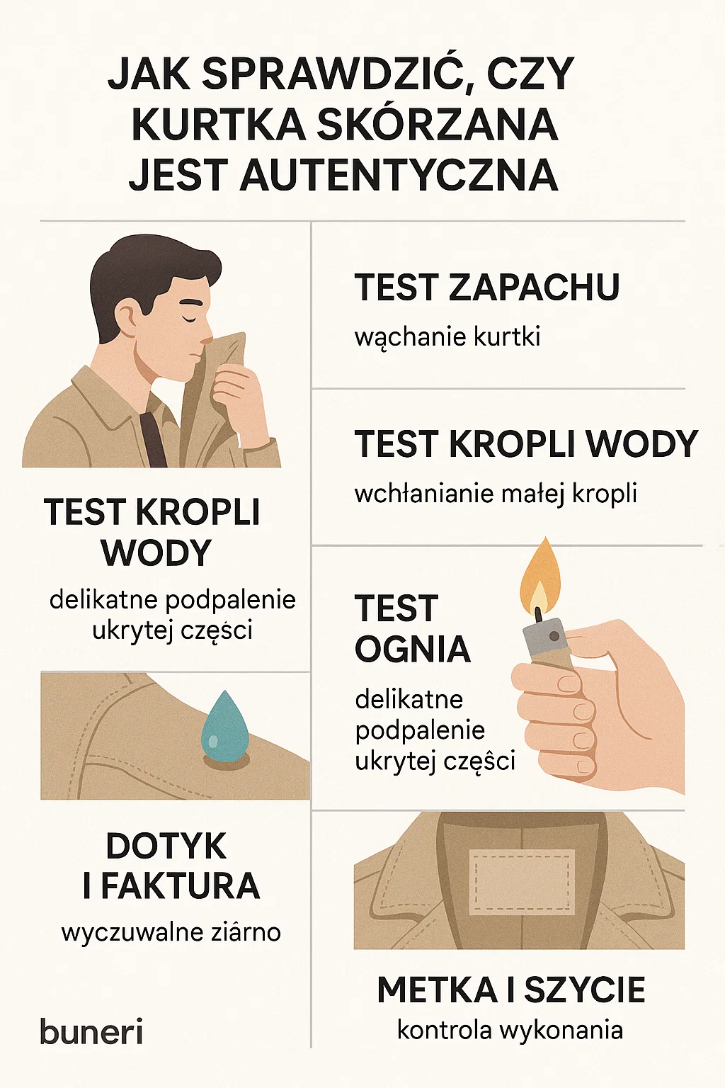 Jak Rozpoznać Prawdziwą Kurtkę Skórzaną | Przewodnik od Buneri