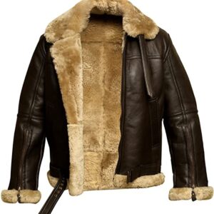 Męska skórzana kurtka RAF Aviator B3 Bomber