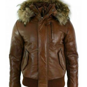 Kurtka skórzana Archie Puffer Bomber