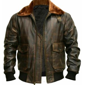 Męska skórzana kurtka G1 Aviator A2 Bomber