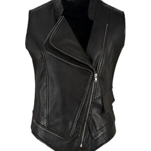 Kamizelka skórzana Fiona Biker
