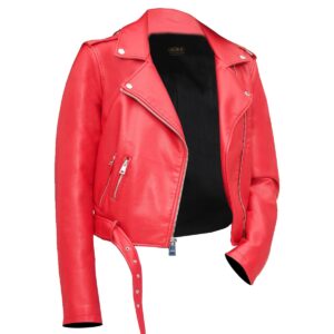 Krótka kurtka skórzana Jolie Biker