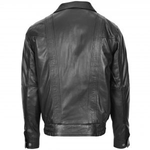 BUNERI Bomber Blouson Skórzana Robert Czarna