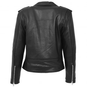 BUNERI Biker Skórzana Holly Czarna Styl Brando