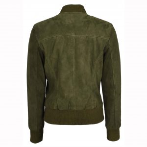 BUNERI Damska Zamszowa Bomberka MA-1 Khaki