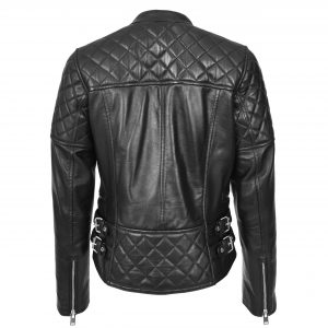 BUNERI Biker Skórzana Molly Czarna