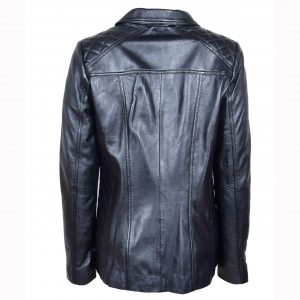 BUNERI Biker Skórzana Echo Czarna Pikowana